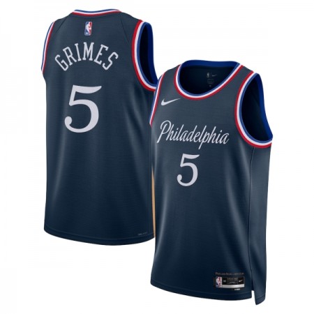 Philadelphia 76ers Quentin Grimes Nike 2025-26 City Edition Navy Miesten Pelipaidat Swingman